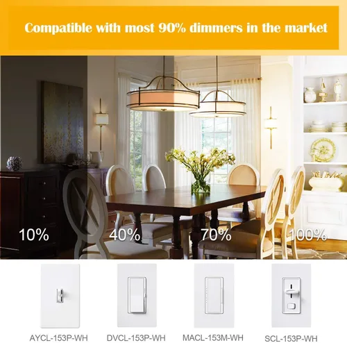 Miniatura 4 de Bombilla LED Edison regulable de 12 W, 3000 K, blanco suave, 1200 lm, base media E26 equivalente a 100 W, bombillas LED vintage ST64, ángulo de haz