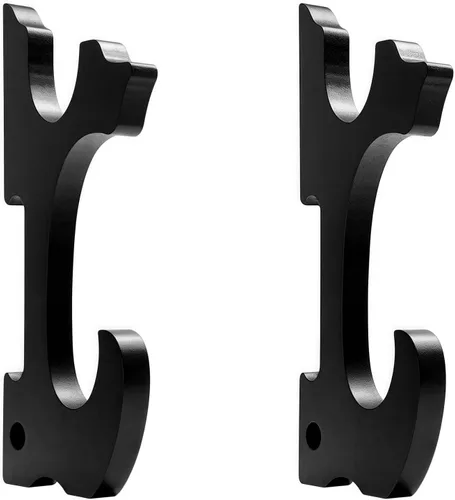 Miniatura 10 de Juego de 2 ganchos de espada para montaje en pared, soporte ajustable para Katana Wakizashi Tanto Genji Sword Arms Rack