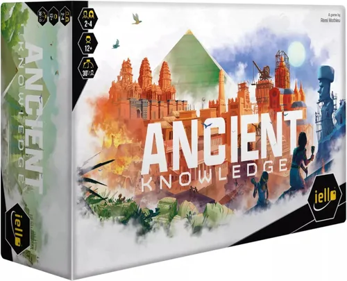 IELLO: Juego de cartas de estrategia de conocimiento antiguo - Edificio de Tableau, monumentos históricos, mayores de 12 años, 2-4 jugadores, 30