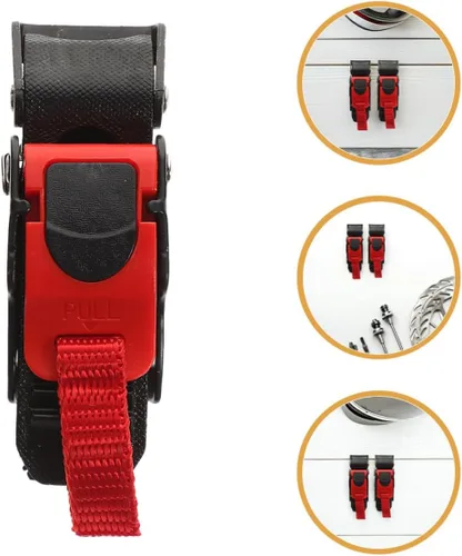 Miniatura 8 de 4pcs Motorcycle Helmet Quick Release Buckle Set Universal Metal Chin Strap Replacement Buckles with Easy-pull Lock for Helmet Repair and Strap