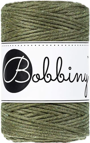 Miniatura 21 de Bobbiny Cordón de macramé de una sola capa para bebé de 0.069 pulgadas (100% algodón reciclado)