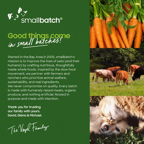 Miniatura 8 de smallbatch Alimento crudo liofilizado para gatos, bocados de alimentos estables en conservación, receta de pavo, comida o adorno alto en proteínas