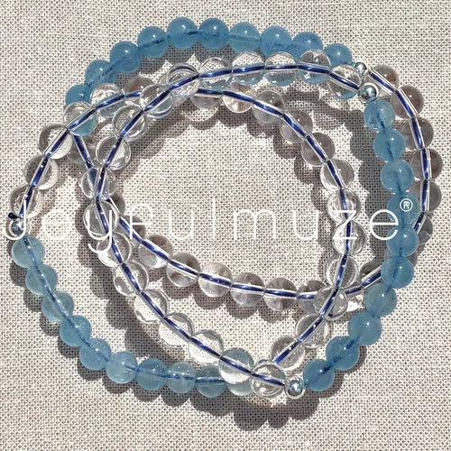 Miniatura 65 de Pulseras elásticas, piedras preciosas naturales, amatista, citrino, cuarzo rosa, cuarzo de cristal transparente, ojos de peridoto y teger, regalo