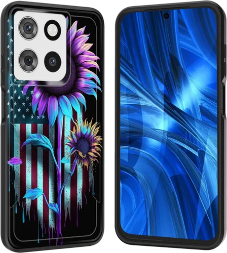 Miniatura 55 de Funda para Moto G 5G 2023, [probada en caídas de grado militar], resistente, resistente, resistente, a prueba de golpes, funda protectora