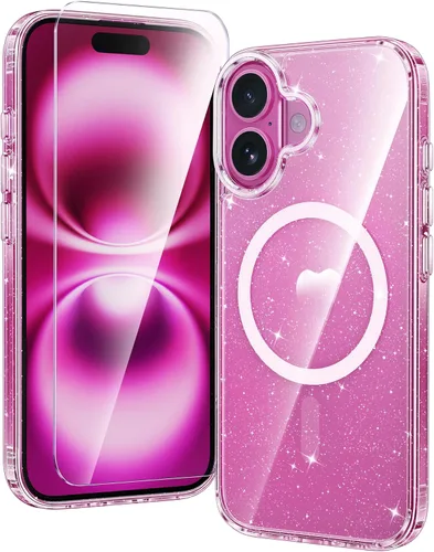 Miniatura 1357 de FNTCASE Funda para iPhone 13 Pro-Max: Fundas magnéticas transparentes compatibles con Magsafe Slim anti amarillamiento protección contra caídas