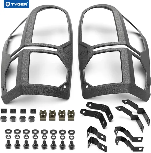 Miniatura 8 de Tyger Auto Pauldrons - Fundas protectoras de luz trasera de aleación de aluminio fundido de alta calidad compatibles con Toyota Tacoma 2016-2023