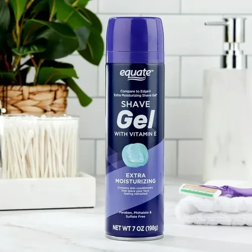 Miniatura 4 de Generic Paquete de 2 Gel de Afeitar con Vitamina E, Extra Hidratante, 7 oz, Blanco