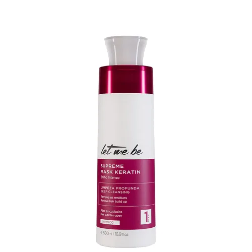 Miniatura 2 de Let Me Be Supreme Mask Kit de queratina – Champú de limpieza profunda + sistema de alisado de queratina – Para un cabello más suave, brillante