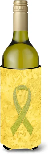 Miniatura 35 de Caroline's Treasures AN1203CC - Cinta amarilla para sarcoma, hueso o vejiga para concientización sobre el cáncer de lata o botella, enfriador