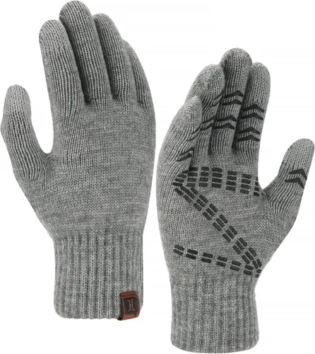 Miniatura 7 de FZ FANTASTIC ZONE Guantes de invierno para hombre, cálidos, térmicos, suaves, de lana, para pantalla táctil, para mujer