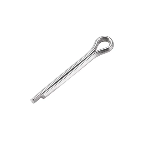 Miniatura 21 de uxcell Pasador de chaveta dividido, 0.039 in x 0.394 in, acero inoxidable 304, 2 puntas, llave de clip de sujeción en tono plateado, 30