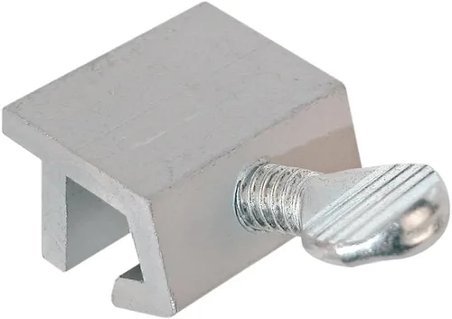 Prime-Line U 9819 Aluminio, cerradura de seguridad para ventanas corredizas (paquete de 4)