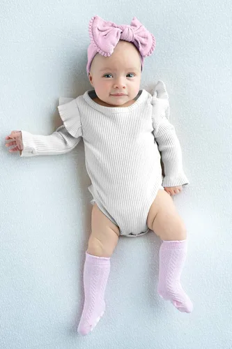 Miniatura 5 de Anole Calcetines para bebés recién nacidos y bebés 6 pares medias de punto para niñas hasta la rodilla