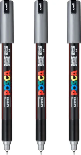 Miniatura 9 de Posca PC-1MR - Marcadores de pintura a base de agua, punta extra fina (0,7 mm), color albaricoque, paquete de 3
