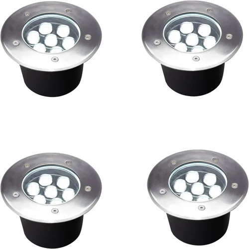 Miniatura 7 de Luces de suelo para exteriores (7 W, 110 V-120 V, 4 unidades) IP67 Waterproof, Hardwired LED Landscape Light, High Brigt 3000K Well Lighting for