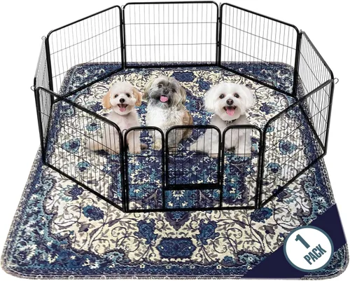Miniatura 20 de PUPIBOO Almohadillas lavables para orina para perros y gatos - Almohadillas de entrenamiento para cachorros reutilizables súper absorbentes - 100%
