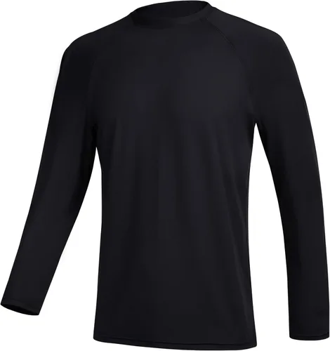 Miniatura 30 de Camisetas de natación de manga larga para hombres Rashguard UPF 50+ Camisa de protección solar UV Atlética Entrenamiento Correr Senderismo Camiseta