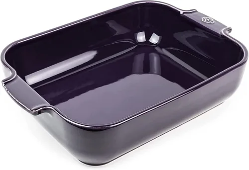 Miniatura 20 de Peugeot - Appolia Plato rectangular para horno - Panadero de cerámica con asas - Azul, 8 x 6 x 2 pulgadas