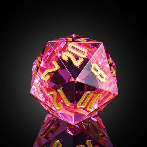 Miniatura 17 de 55mm dados de 20 lados DND, dados gigantes D20 D&D poliédricos grandes D20 con caja de regalo de dados para Dungeons and Dragons, juegos de mesa RPG