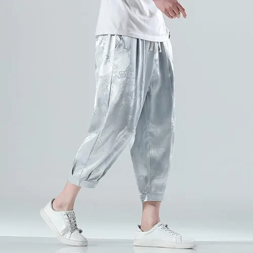 Miniatura 2 de Pantalones de vestir elásticos para hombre, pantalones de correr ajustados con cremallera, pantalones deportivos para hombres altos, los mejores