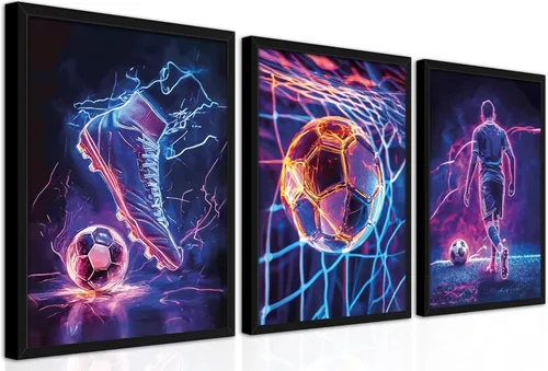 Miniatura 14 de BGFCE Arte de Lienzo de Pared para Gaming, Pinturas de Arte de Controlador de Juego con Salpicaduras de Tinta de Color, Pósteres para Estética