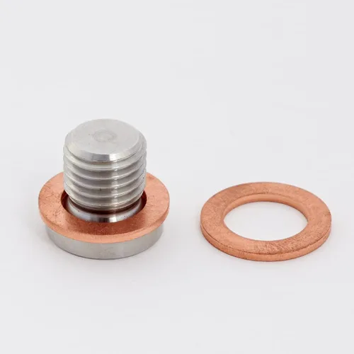 Miniatura 4 de Cárter Motor Drenaje de Aceite Tapón y Arandela 7052306 5812232 Reemplazo para Polaris Sportsman RZR Ranger Scrambler 1