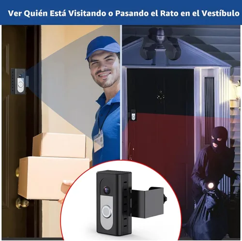 Miniatura 7 de KIMILAR Soporte Antirrobo para Timbre de Video Compatible con Timbre de Video Inalámbrico Ring/Blink, Accesorios de Soporte de Montaje Ajustable