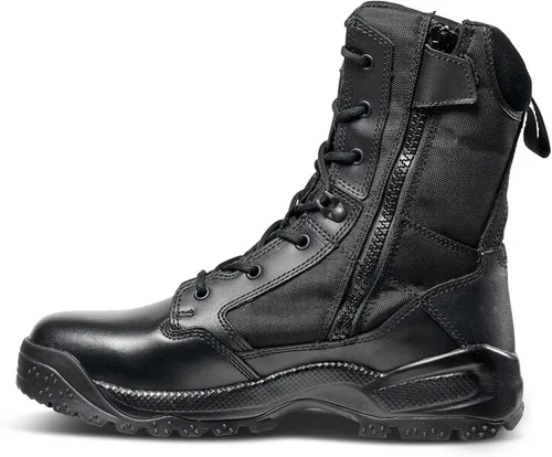 Miniatura 5 de 5.11 Botas tácticas para hombre, ATAC 2.0 con cremallera lateral, 8 pulgadas, negro, estilo 12391ABR