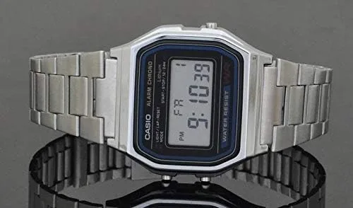 Miniatura 5 de Casio A158WA-1DF Unisex Reloj de pulsera de cuarzo