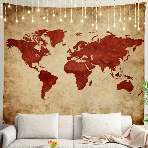 Miniatura 122 de Shrahala Tapiz de pared de hojas de arce otoñal, hojas rojas llameantes, fondo negro, tapiz grande para colgar en la pared, tapiz decorativo