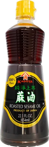 Aceite de sésamo Kadoya, 22.10 Fl Oz