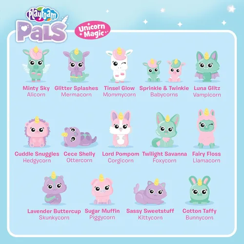 Miniatura 7 de Educational Insights Playfoam Pals Unicorn Magic 10 piezas – Recuerdos de fiesta de unicornio, juguetes antiestrés para niños a partir de 3 años
