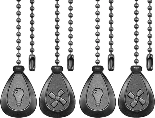 Miniatura 8 de Juego de cadena de bronce para ventilador de techo, extensión decorativa de cadena colgante, iluminación de 12 pulgadas y extensor de cadena