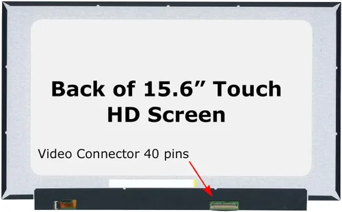Miniatura 2 de SCREENARAMA New Touch Screen Replacement for HP P/N L52001-001 40pin HD 1366x768 LCD LED Display with Tools and Tape