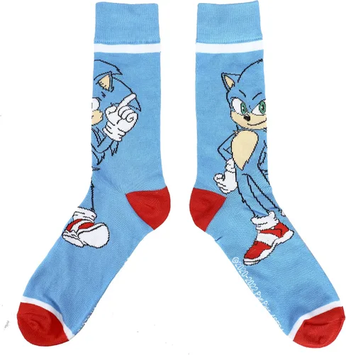 Miniatura 3 de Bioworld Sonic the Hedgehog Athletic Crew Socks for Men