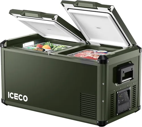 Miniatura 15 de ICECO Refrigerador VL35 ProS de 12 V, congelador portátil de 37 cuartos de galón, refrigerador compacto de metal para automóvil alimentado por