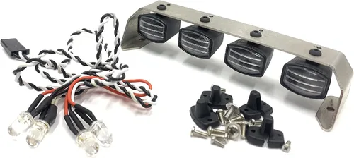 KTRC0033 1/10 1/12 Escala delantera/techo Led Luces Bar para RC Toy cralwer Truck 4x4 scx10 d90 d110 crossrc AT4 UC6