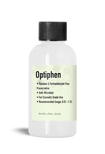 Optiphen Preservative (2 oz / 2.0 fl oz) Conservante natural Optiphen para cosméticos soluble en agua, sin parabenos, conservante de amplio espectro