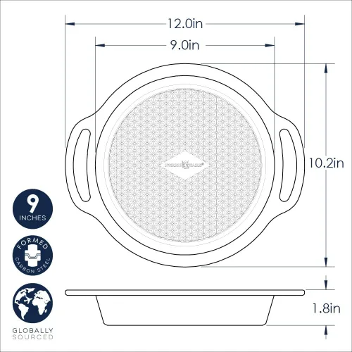 Miniatura 2 de Nordic Ware Treat - Molde redondo antiadherente de 9 pulgadas