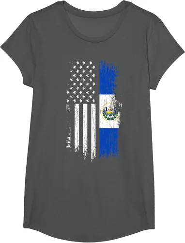 Miniatura 44 de Camiseta de la bandera de Estados Unidos salvadoreño - Camiseta de El Salvador USA