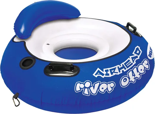 Miniatura 5 de AIRHEAD Tubo de nutria de río, flotador de lago para 1 persona y tubo de río para flotar, varios colores disponibles