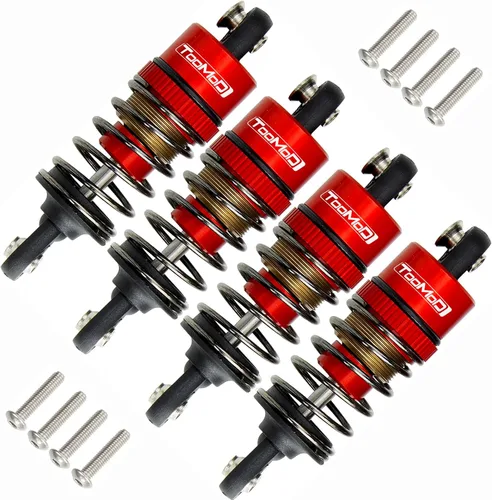 Miniatura 8 de 1/10 52MM RC Kit de amortiguadores llenos de aceite para Tamiya TT-01 TT-02 M03 M04 M05 M06 TA05 1:10 En carretera Actualizaciones de automóviles