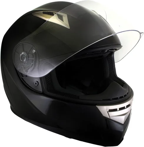 Miniatura 9 de Milwaukee Helmets H510 Casco de motocicleta de cara completa 'Chit-Chat' negro brillante con intercomunicador, altavoz y micrófono integrados