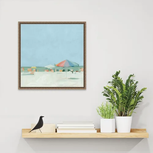 Miniatura 6 de Amanti Art Lienzo enmarcado para pared, 16 x 16 pulgadas, paleta de verano II por Emma Scarvey, lienzo enmarcado para pared, obras de arte