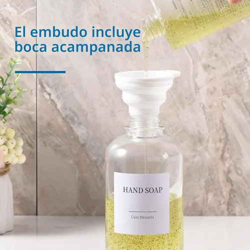 Miniatura 3 de Dispensador de champú y acondicionador de baño, dispensador de jabón de ducha montado en la pared, dispensador de champú para pared de ducha, sin