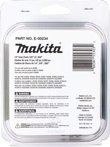 Miniatura 3 de Makita E-00234 Cadena de sierra de 14", 3/8" LP, .050