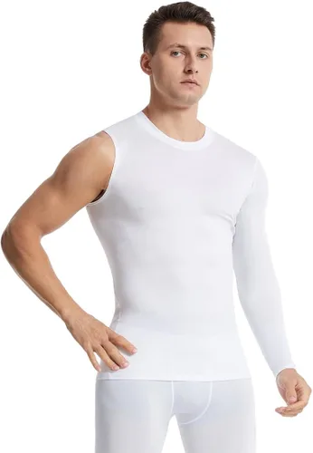 Miniatura 2 de New Compression Shirts for Men 12 Single Arm Long Sleeve Athletic Base Layer Undershirt Gear T Shirt for Workout Basketball