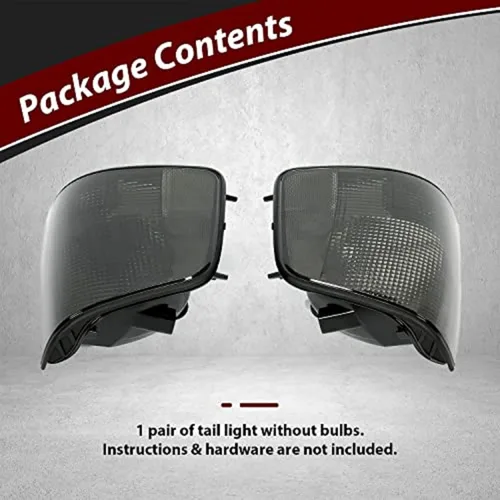 Miniatura 7 de Luces traseras HECASA sin bombillas compatibles con Chevrolet S10 1994-2004 1996-2000 Isuzu Hombre 1994-2004 GMC Sonoma Reemplazo para 5978196 Lente