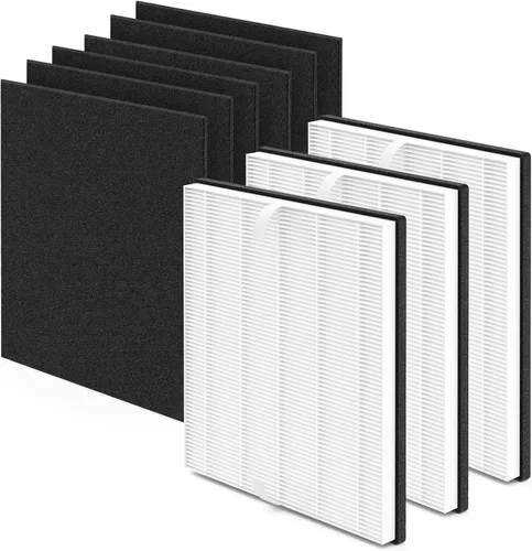 Miniatura 8 de MD1-0022 Filtro de repuesto compatible con purificador de aire Vornado modelo AC300, AC350, AC500, AC550, PCO200, PCO300, PCO375DC, PCO500, PCO575DC