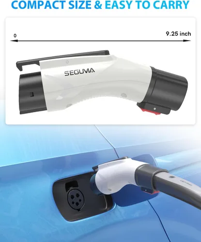 Miniatura 5 de Adaptador de cargador EV para Tesla a J1772, hasta 60A 250V, IP65, NACS a J1772, adaptador de carga EV J1772 compatible con conector de pared Tesla